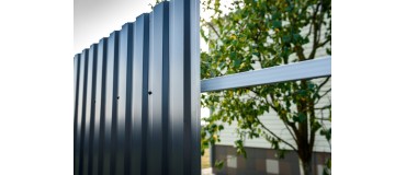 Zaun und Sichtschutz Komplettes-Trapezblechsystem -  Höhe 1,2 Meter - 2,5 Meter